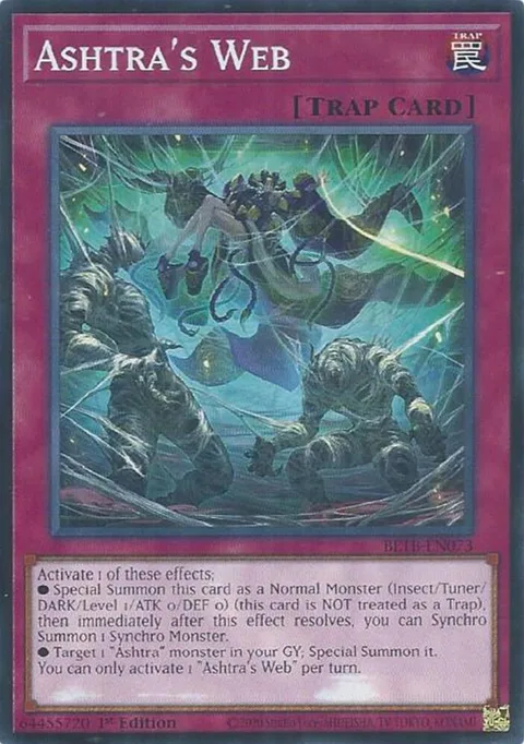 Ashtra's Web BETB-EN073 Yu-Gi-Oh card from Beyond the Brave