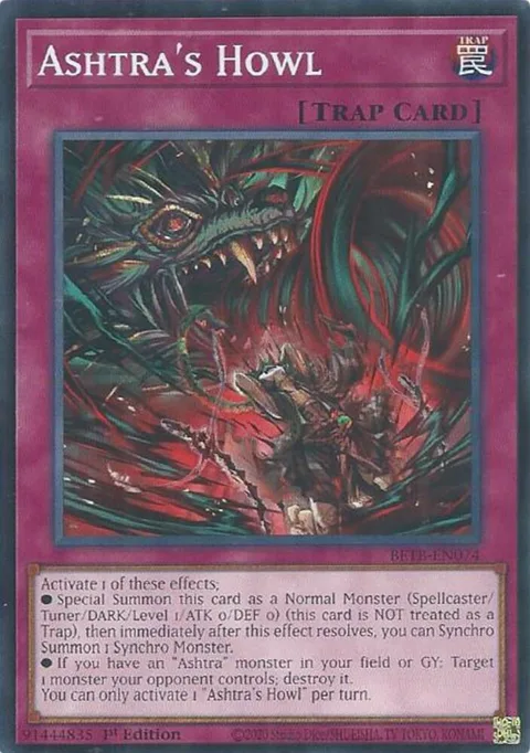 Ashtra's Howl BETB-EN074 Yu-Gi-Oh card from Beyond the Brave