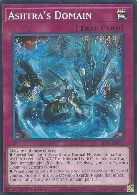 Ashtra's Domain BETB-EN075 Yu-Gi-Oh card from Beyond the Brave