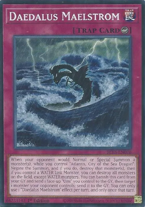 Daedalus Maelstrom BETB-EN076 Yu-Gi-Oh card from Beyond the Brave