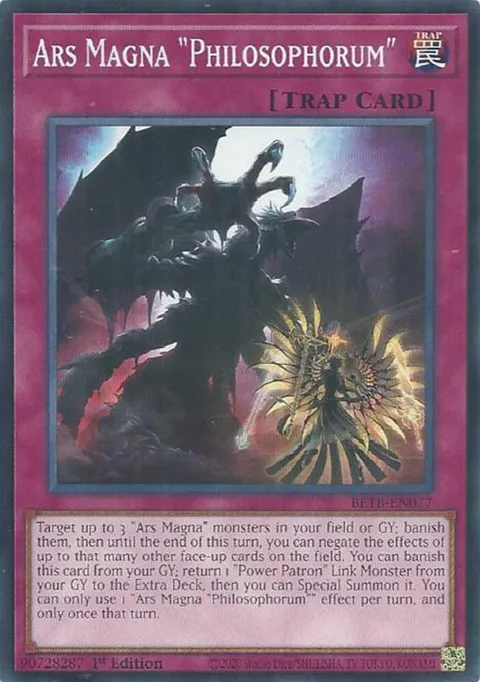 Ars Magna "Philosophorum" BETB-EN077 Yu-Gi-Oh card from Beyond the Brave