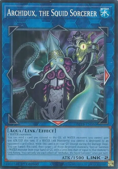 Archidux, the Squid Sorcerer BETB-EN086 Yu-Gi-Oh card from Beyond the Brave