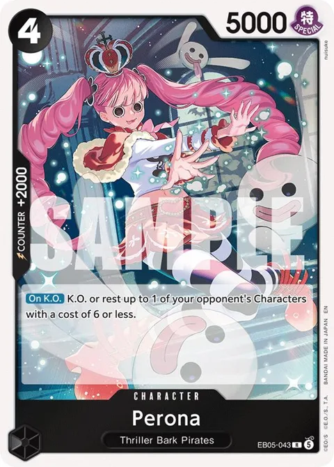 Perona EB05-043 One Piece card from Extra Booster: One Piece Heroines Edition Vol. 2
