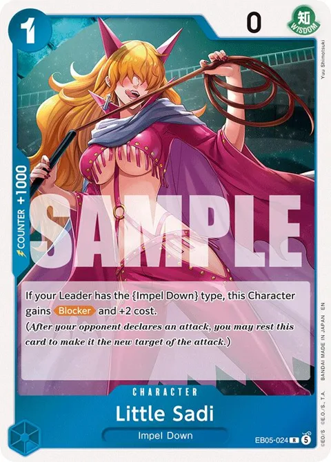 Little Sadi EB05-024 One Piece card from Extra Booster: One Piece Heroines Edition Vol. 2