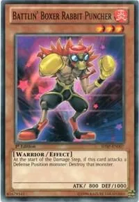 Battlin' Boxer Rabbit Puncher SHSP-EN007 Yu-Gi-Oh card from Shadow Specters