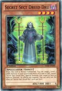 Secret Sect Druid Dru SHSP-EN009 Yu-Gi-Oh card from Shadow Specters