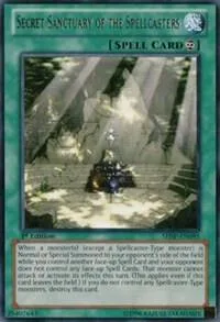 Secret Sanctuary of the Spellcasters SHSP-EN095 1st Edition Yu-Gi-Oh card from Shadow Specters