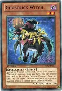Ghostrick Witch SHSP-EN018 1st Edition Yu-Gi-Oh card from Shadow Specters