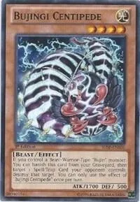 Bujingi Centipede SHSP-EN026 Unlimited Yu-Gi-Oh card from Shadow Specters