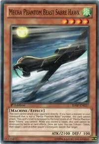 Mecha Phantom Beast Sabre Hawk SHSP-EN027 Yu-Gi-Oh card from Shadow Specters
