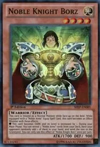 Noble Knight Borz SHSP-EN085 Unlimited Yu-Gi-Oh card from Shadow Specters