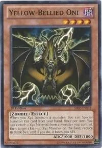 Yellow-Bellied Oni SHSP-EN033 Yu-Gi-Oh card from Shadow Specters