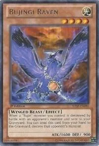 Bujingi Raven SHSP-EN081 1st Edition Yu-Gi-Oh card from Shadow Specters