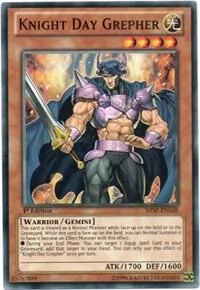 Knight Day Grepher SHSP-EN038 Unlimited Yu-Gi-Oh card from Shadow Specters
