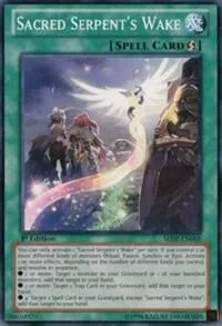 Sacred Serpent's Wake SHSP-EN068 Unlimited Yu-Gi-Oh card from Shadow Specters