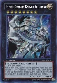 Divine Dragon Knight Felgrand SHSP-EN056 Unlimited Yu-Gi-Oh card from Shadow Specters