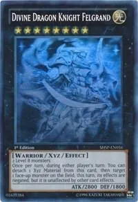 Divine Dragon Knight Felgrand Ghost Rare SHSP-EN056 1st Edition Yu-Gi-Oh card from Shadow Specters