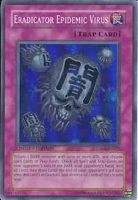 Eradicator Epidemic Virus TDGS-ENSE1 Yu-Gi-Oh card from The Duelist Genesis