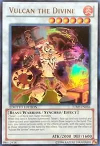 Vulcan the Divine JUMP-EN066 Yu-Gi-Oh card from Shonen Jump Magazine Promos