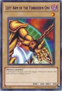 Left Arm of the Forbidden One Purple DL11-EN005 Yu-Gi-Oh card from Duelist League Promo