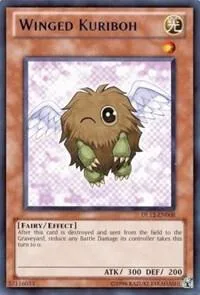 Winged Kuriboh Red DL12-EN008 Yu-Gi-Oh card from Duelist League Promo