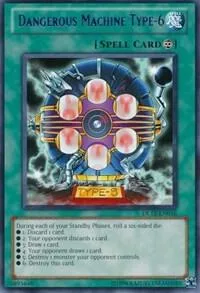Dangerous Machine Type-6 Red DL12-EN016 Yu-Gi-Oh card from Duelist League Promo