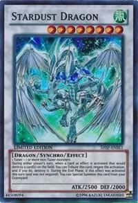 Stardust Dragon SHSP-ENSE1 Yu-Gi-Oh card from Shadow Specters