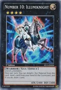 Number 10: Illumiknight SP13-EN026 Unlimited Yu-Gi-Oh card from Star Pack 2013