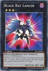 Black Ray Lancer SP13-EN029 Yu-Gi-Oh card from Star Pack 2013