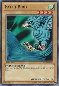 Faith Bird SP13-EN039 Unlimited Yu-Gi-Oh card from Star Pack 2013