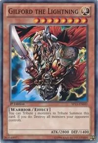 Gilford the Lightning SP13-EN040 Unlimited Yu-Gi-Oh card from Star Pack 2013