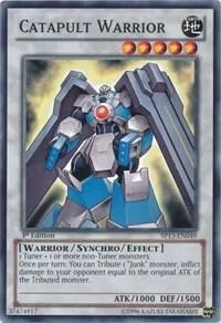 Catapult Warrior SP13-EN049 Yu-Gi-Oh card from Star Pack 2013