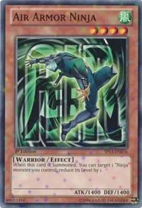 Air Armor Ninja Starfoil SP13-EN016 Yu-Gi-Oh card from Star Pack 2013