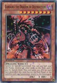 Gandora the Dragon of Destruction Starfoil SP13-EN041 Unlimited Yu-Gi-Oh card from Star Pack 2013