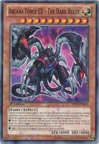 Arcana Force EX - The Dark Ruler Starfoil SP13-EN043 Unlimited Yu-Gi-Oh card from Star Pack 2013