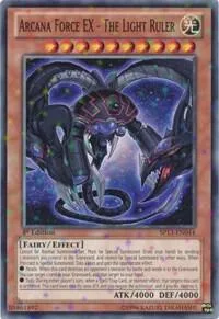 Arcana Force EX - The Light Ruler Starfoil SP13-EN044 Yu-Gi-Oh card from Star Pack 2013