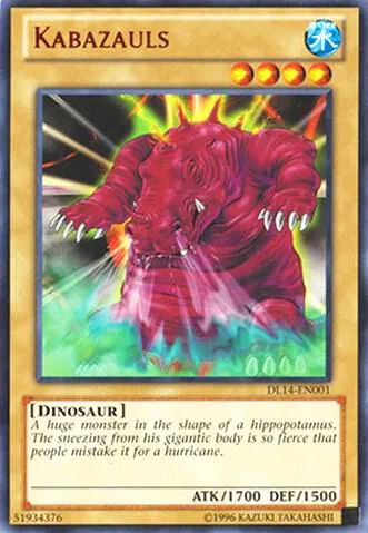 Kabazauls Red DL14-EN001 Yu-Gi-Oh card from Duelist League Promo