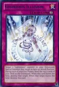 Glorious Illusion Red DL14-EN017 Yu-Gi-Oh card from Duelist League Promo