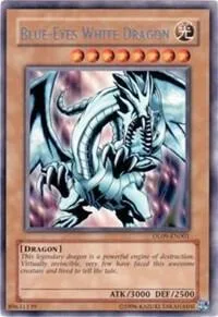 Blue-Eyes White Dragon Silver DL09-EN001 Yu-Gi-Oh card from Duelist League Promo