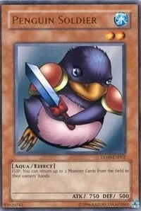 Penguin Soldier Bronze DL09-EN002 Yu-Gi-Oh card from Duelist League Promo