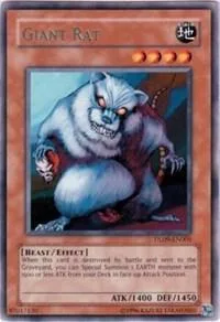 Giant Rat Green DL09-EN005 Yu-Gi-Oh card from Duelist League Promo