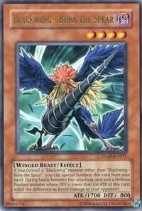 Blackwing - Bora the Spear Green DL09-EN011 Yu-Gi-Oh card from Duelist League Promo