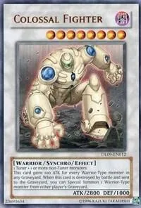 Colossal Fighter Bronze DL09-EN012 Yu-Gi-Oh card from Duelist League Promo