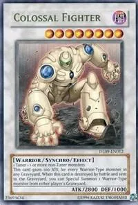 Colossal Fighter Green DL09-EN012 Yu-Gi-Oh card from Duelist League Promo