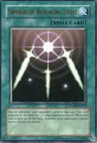 Swords of Revealing Light Bronze DL09-EN013 Yu-Gi-Oh card from Duelist League Promo