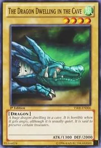 The Dragon Dwelling in the Cave YSKR-EN006 Yu-Gi-Oh card from Starter Deck: Kaiba Reloaded