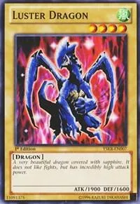Luster Dragon YSKR-EN007 1st Edition Yu-Gi-Oh card from Starter Deck: Kaiba Reloaded