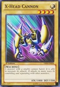 X-Head Cannon YSKR-EN008 Unlimited Yu-Gi-Oh card from Starter Deck: Kaiba Reloaded