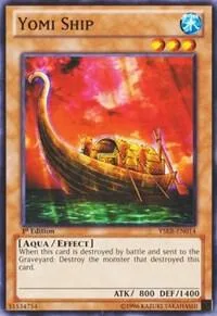 Yomi Ship YSKR-EN014 1st Edition Yu-Gi-Oh card from Starter Deck: Kaiba Reloaded