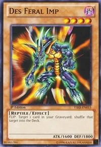 Des Feral Imp YSKR-EN015 1st Edition Yu-Gi-Oh card from Starter Deck: Kaiba Reloaded